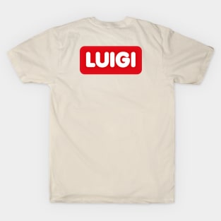 LUIGI - Red Highlight - Back T-Shirt